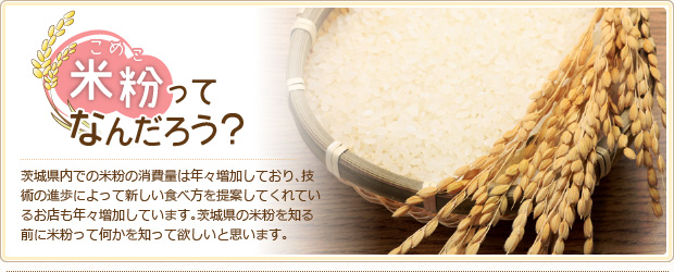 茨城県内での米粉の少量は年々増加しており、技術の進歩によって新しい食べ方を提案してくれているお店も年々増加しています。茨城県の米粉を知る前に米粉って何かを知ってほしいと思います。